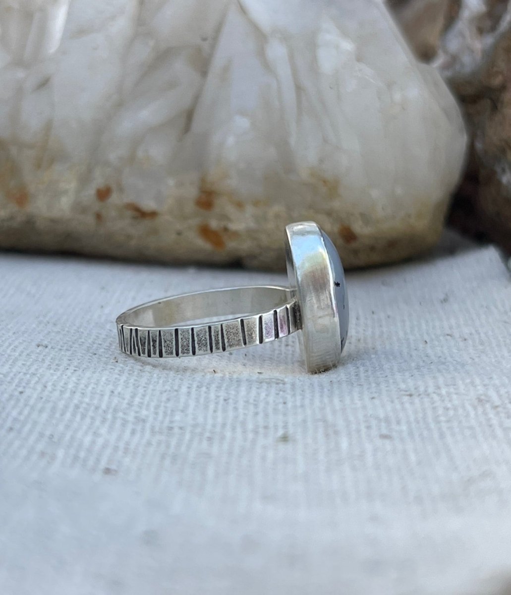 Dendritic Agate Ring - Sky Island Jewelry