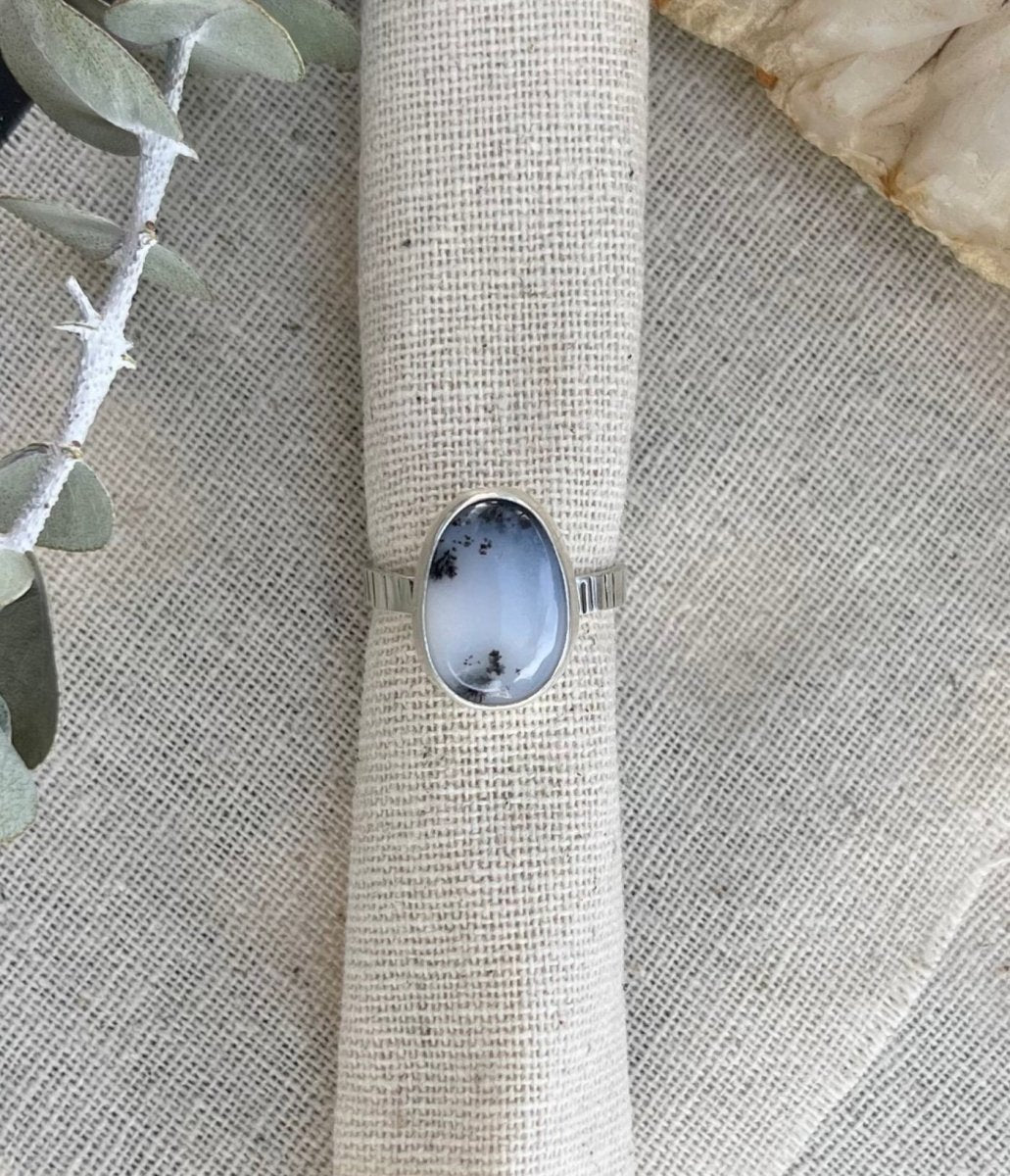 Dendritic Agate Ring - Sky Island Jewelry