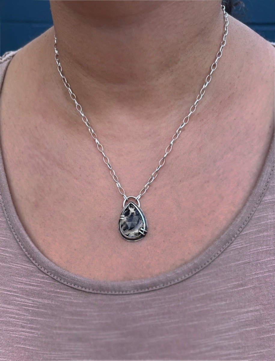 Dendritic Opal Necklace - Sky Island Jewelry