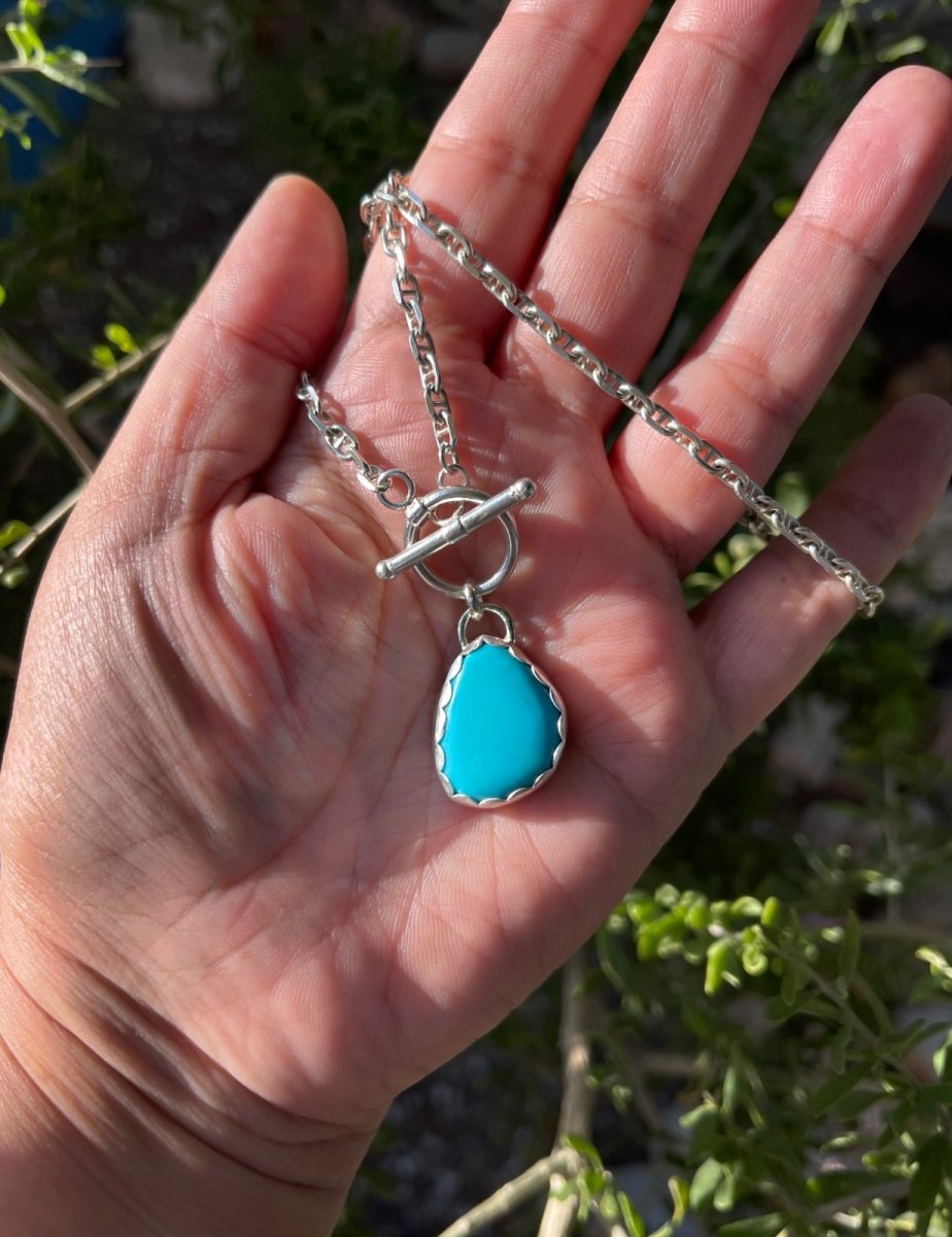 Turquoise Toggle Necklace - Sky Island Jewelry